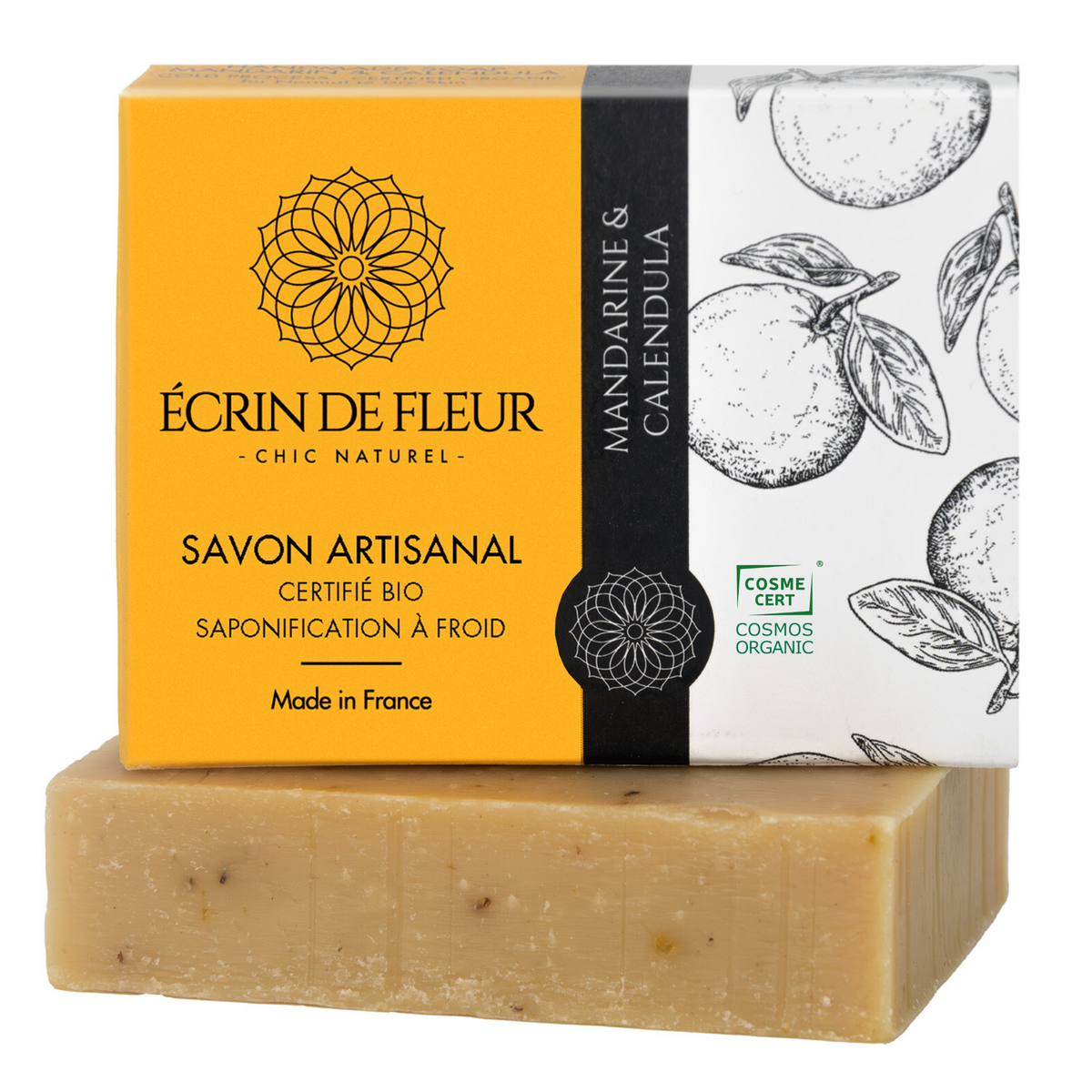 Handmade Mandarine Soap, 90g – ÉCRIN DE FLEUR