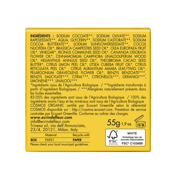 Apple Cider Vinegar Solid Shampoo Soap - Ylang Ylang 55g