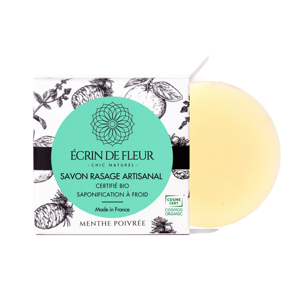 Savon de Rasage Bio - Menthe 55g